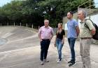 Bárbara Chivallero y Nicolás González vicitaron el Club Ciclista de Rafaela