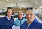 Alcides Calvo visitó el club Argentino de Humberto Primo