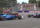Colapínto terminó último en Bakú tras ser chocado por su excompañero Alex Albon