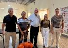 Alcides Calvo visitó el Bochas Club sunchalense