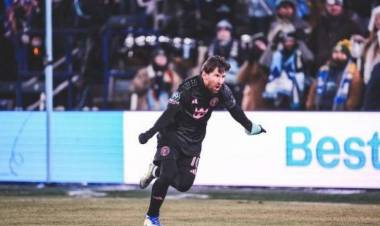Con un golazo de Messi Inter Miami abrió la Concachampions