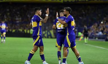 Boca venció a Rosario Central y se quedó con la punta de su zona