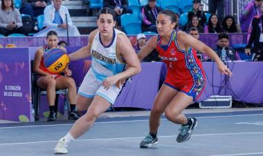 Argentina arrancó con dos triunfos en el 3x3 de básquet en los Juegos Panamericanos Junior
