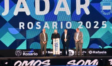 Poletti participó de la ceremonia de apertura de los Jadar en Rosario