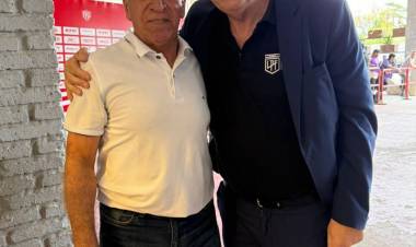 Ariel Sclafani y Turco Alí en el 15 de Abril