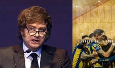Milei se mete en la disputa por el título: respalda a Verón y cuestiona la consagración de Central