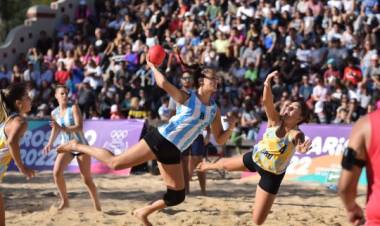 Rosario recibe a la élite del beach handball de Sudamérica en el cierre de la Playa Olímpica