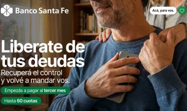 Desendeudamiento: Banco Santa Fe ofrece una solución accesible y transparente para romper el círculo de las deudas