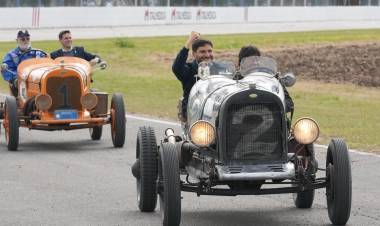 Pullaro inauguró obras en el Autódromo de Rafaela
