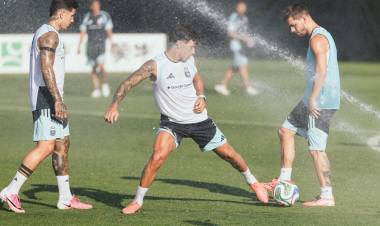 Argentina no cambia: práctica final en Kansas y luego viaje a Dallas para enfrentar a Jordania