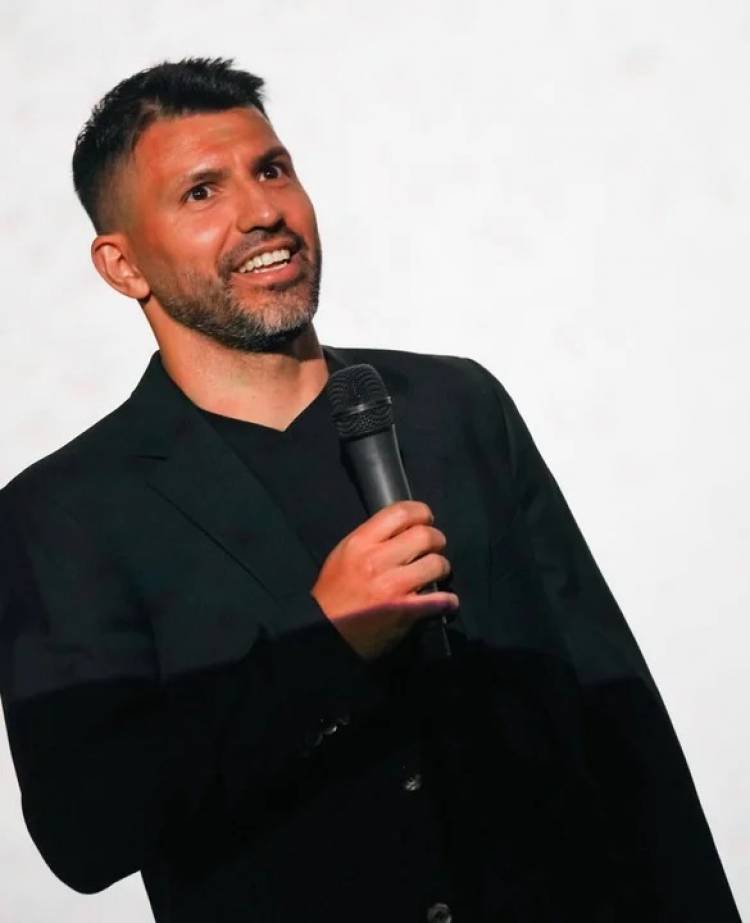 Kun Agüero dijo que "no tiene negocios con la política" y ve "bastante bien" a la Argentina de Javier Milei