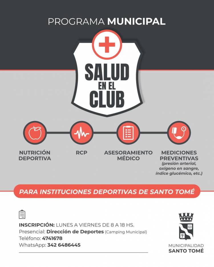 Nueva edición del programa "Salud en el Club" 