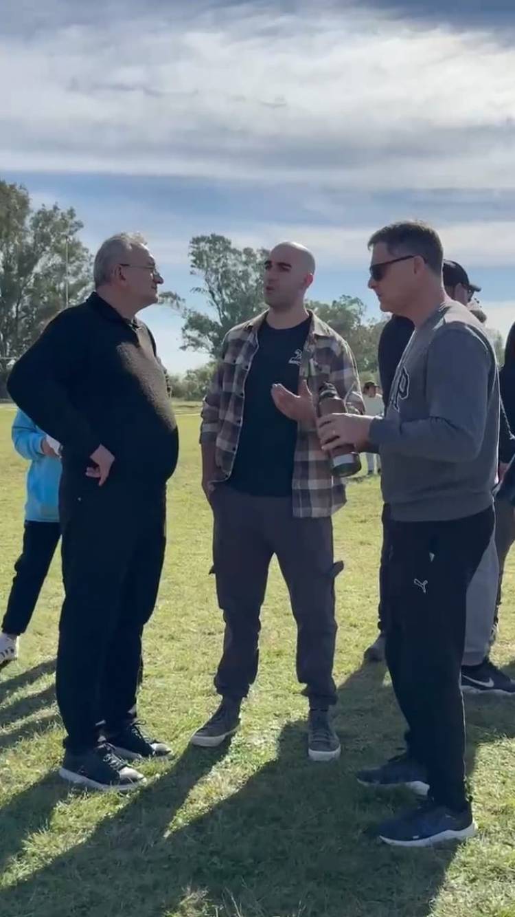 Calvo partido del tercer retroencuentro Arcaicos en Sunchales 