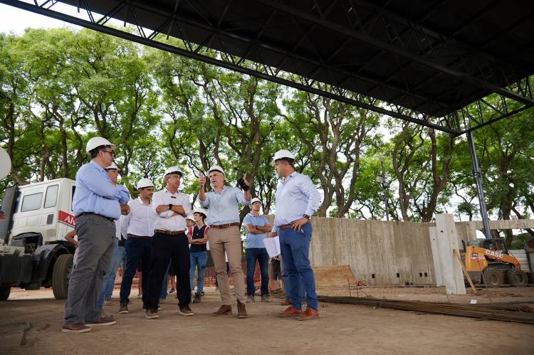 Obras en marcha: va tomando forma el nuevo Microestadio Municipal