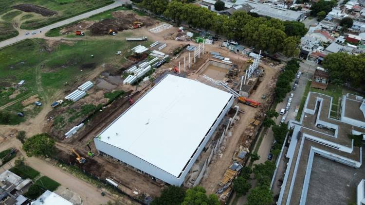 Juegos Suramericanos: avanza a paso firme la construcción del Centro Acuático Provincial