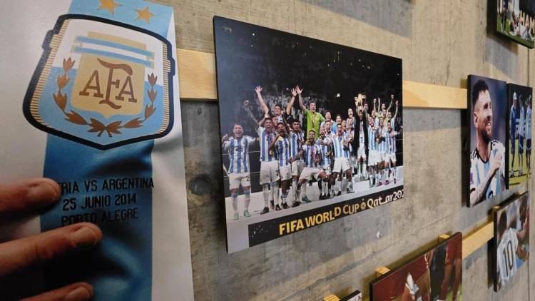 Messi, protagonista de una muestra fotográfica en el Museo del Deporte Santafesino
